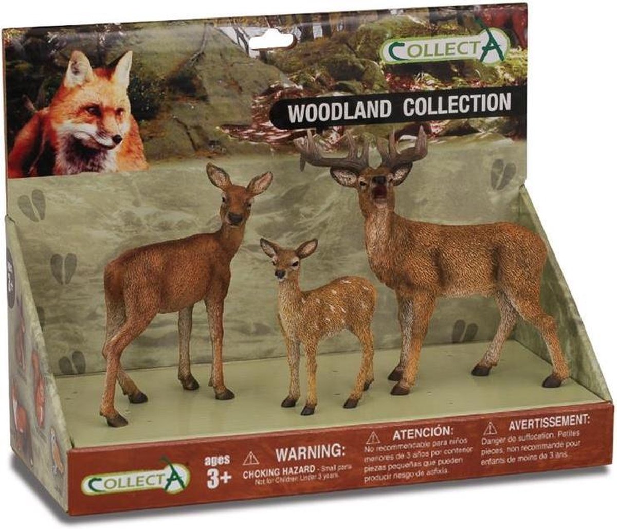 Collecta Bosdieren: Speelset In Giftverpakking 3-delig Herten