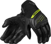 REV'IT! Neutron 3 Black Neon Yellow Motorcycle Gloves XL