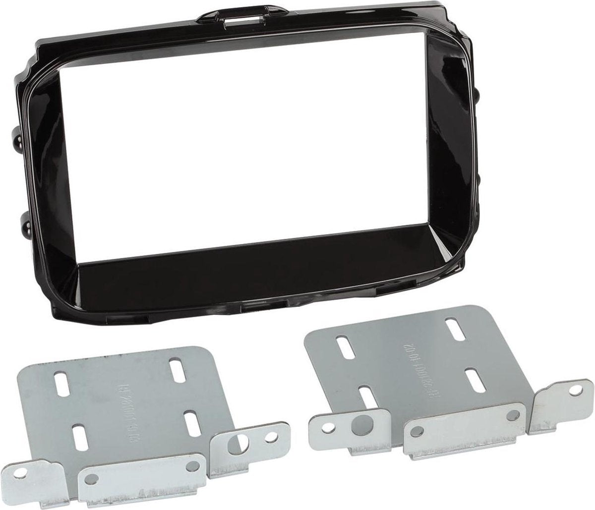 2-DIN Paneel Alfa Romeo Giulietta 2010-> Kleur: Piano Zwart