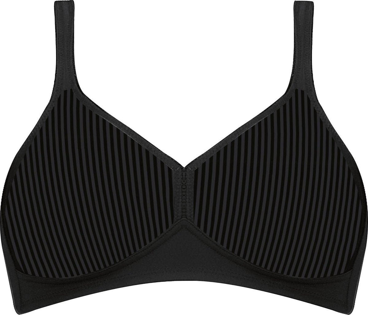 Triumph Modern Soft + Cotton N Beha - Zwart - Maat D75