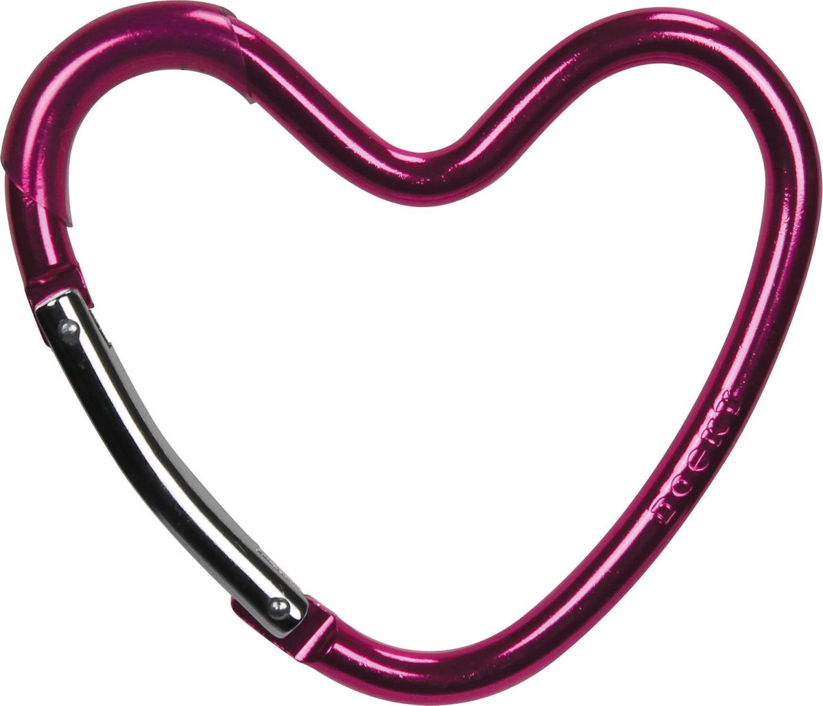 Universal Hook Tassenhaak Hartvorm Roze