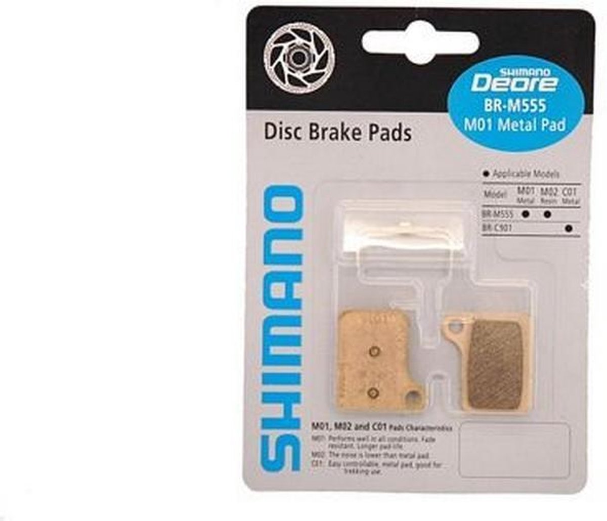 Shimano Schijfrem Pads M01 Metal