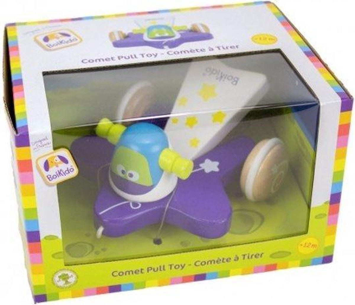 Boikido Houten speelgoed trekfiguur