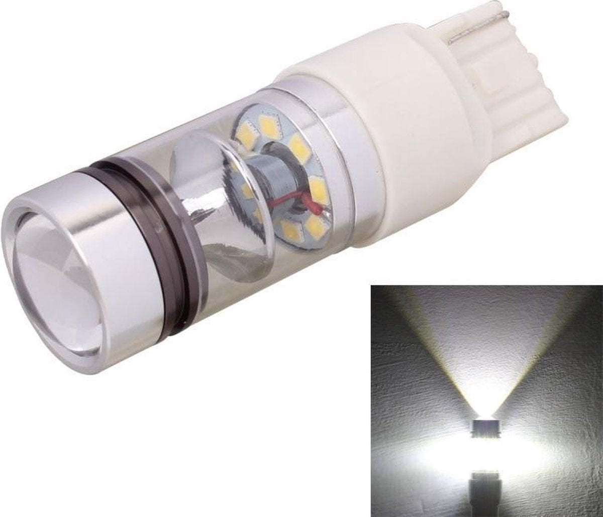 T20 7440 850LM 100W LED auto mistachter- / richtingaanwijzers / dagrijverlichting
