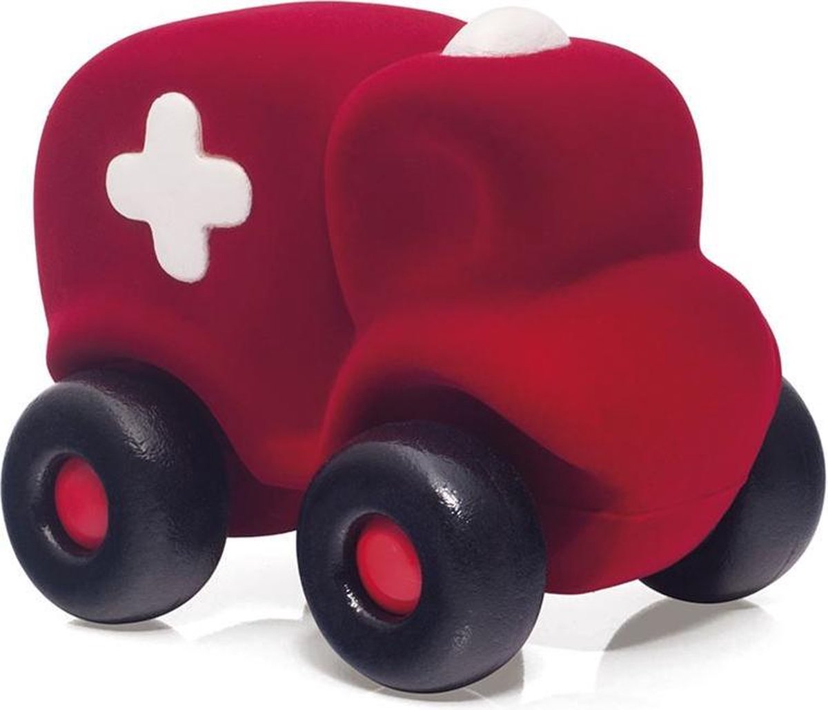 Rubbabu - Hopkins ambulance groot (rood)
