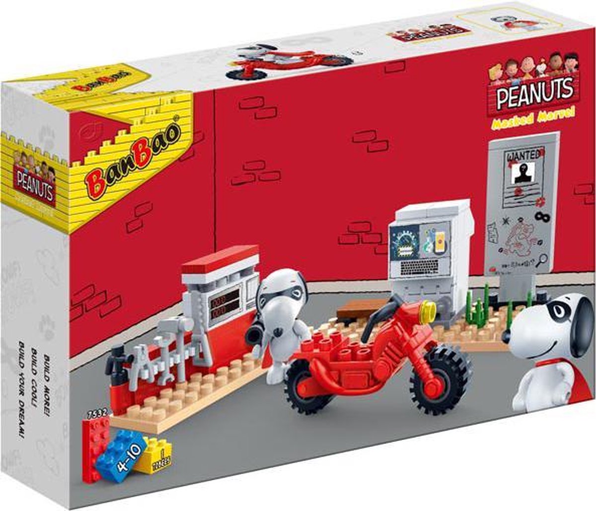BanBao Snoopy Motor Werkplaats-7532