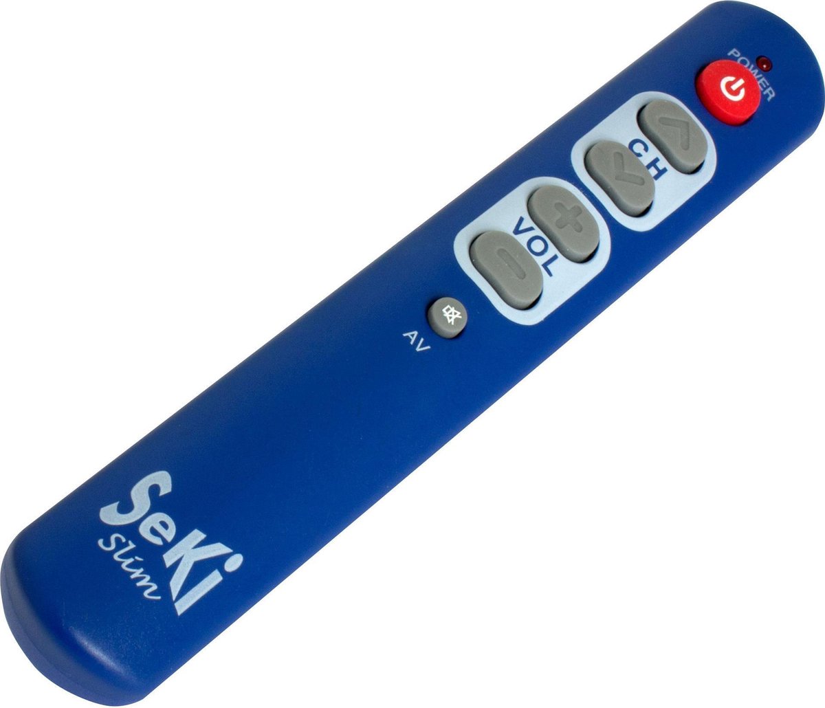 Senioren / Slechtzienden universele afstandsbediening Seki Slim - Donker blauw