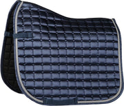 RelaxPets - Harry's Horse - Zadeldek Satin - Zadeldekje - Sjabrak - Dark Blue - Full Dressuur