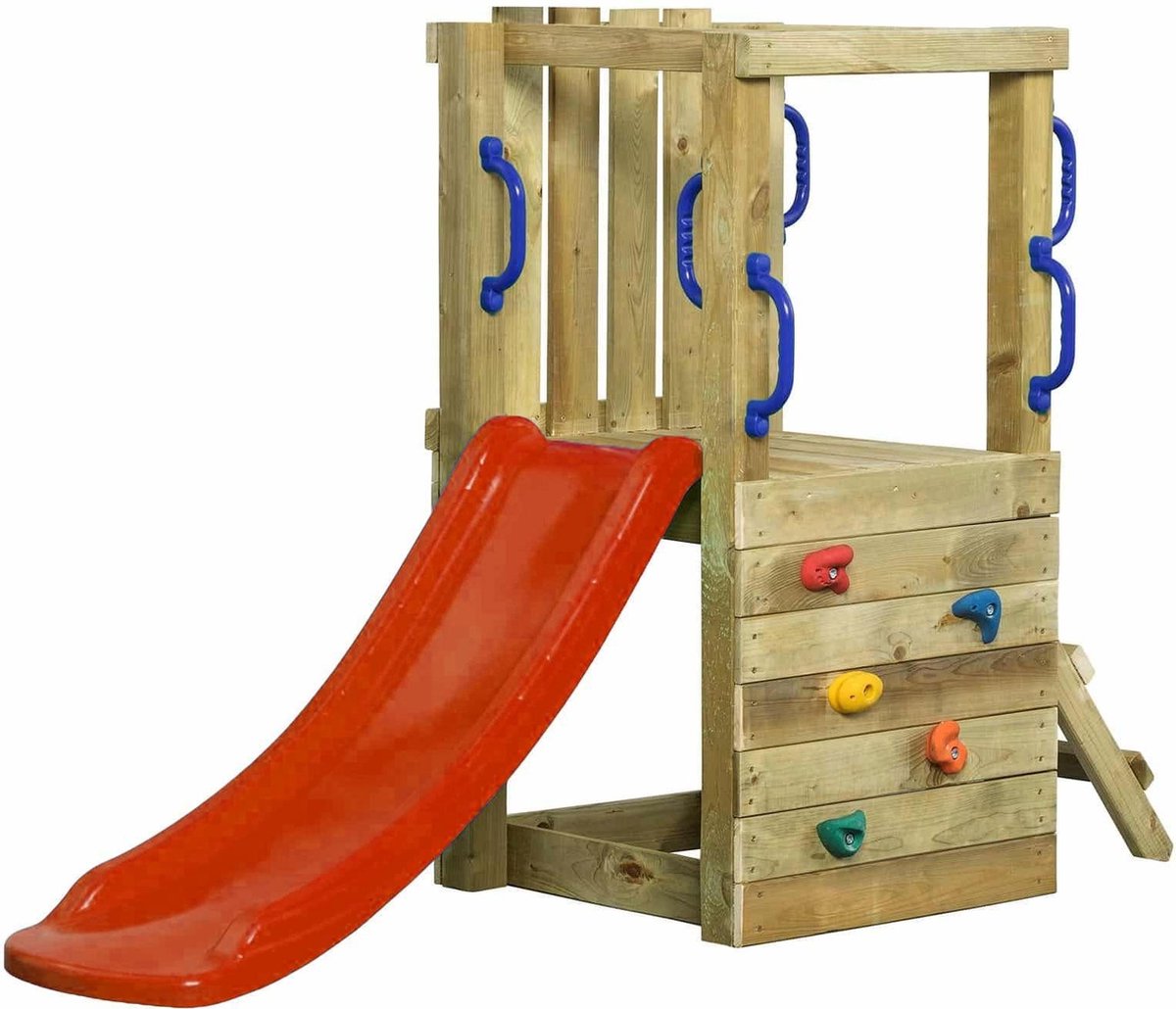 SwingKing Speeltoestel Irma Small + glijbaan Rood    - 190x66x125cm