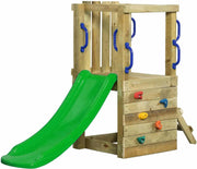SwingKing Speeltoestel Irma Small + glijbaan Appelgroen    - 190x66x125cm