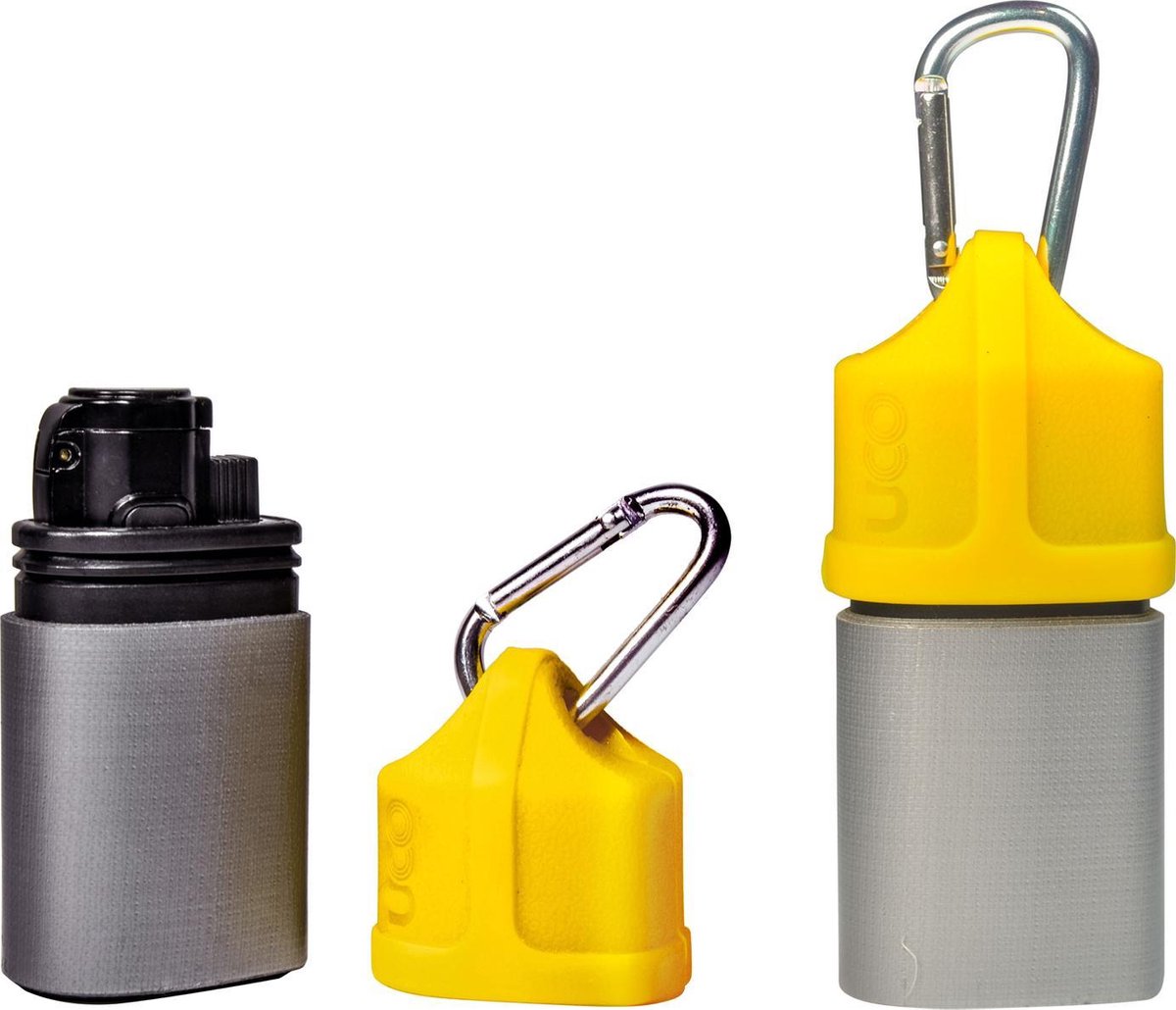 UCO Stormproof tourch and utility tape - storm aansteker met tape - geel