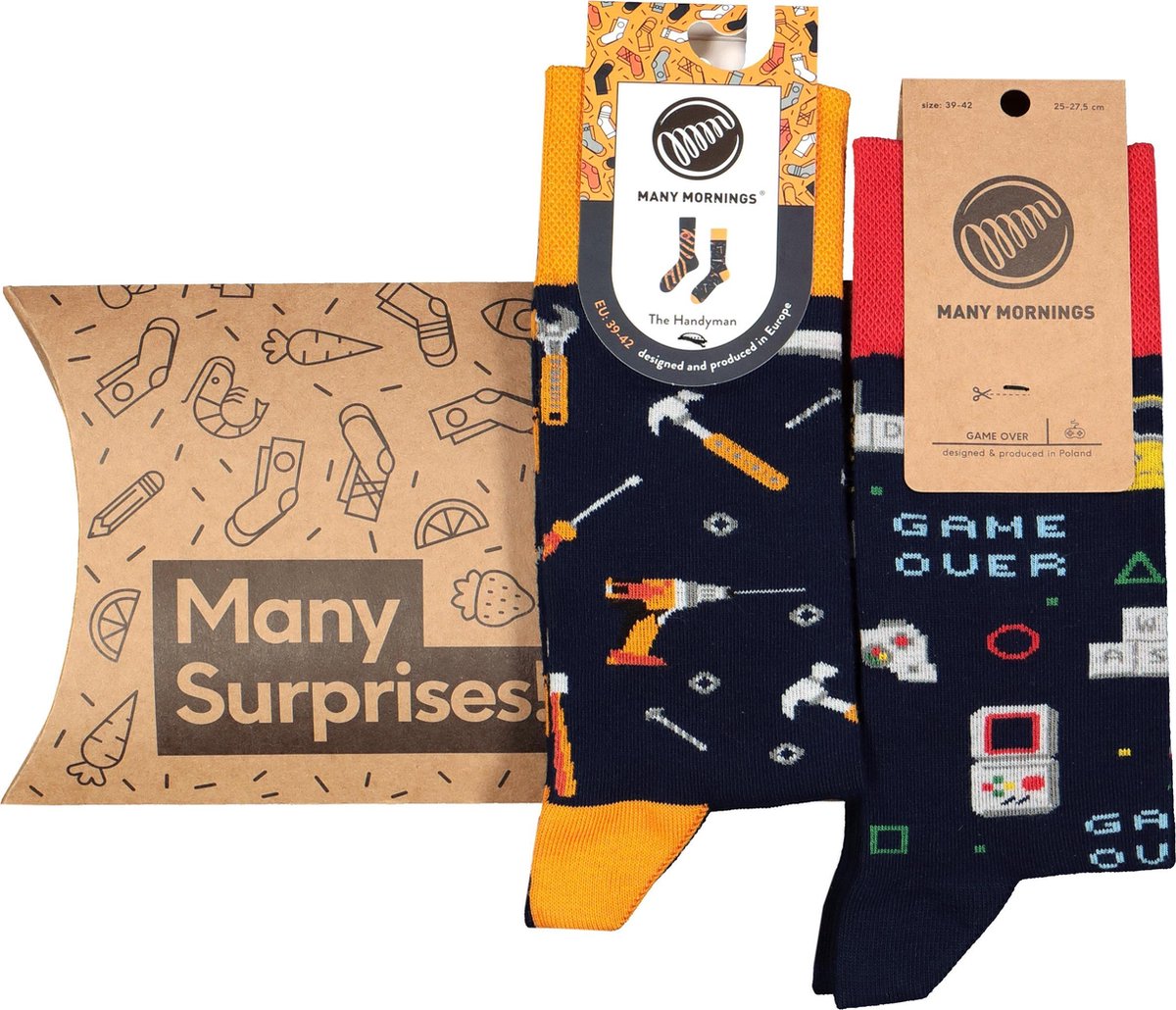 Many Mornings cadeauset - 2-pack Handig - Unisex - Maat: 43-46