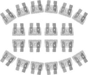 100 STKS 12 V 25Amp Auto Add-a-circuit Zekering Tap Adapter Blade Zekeringhouder (Big Size) (transparant)