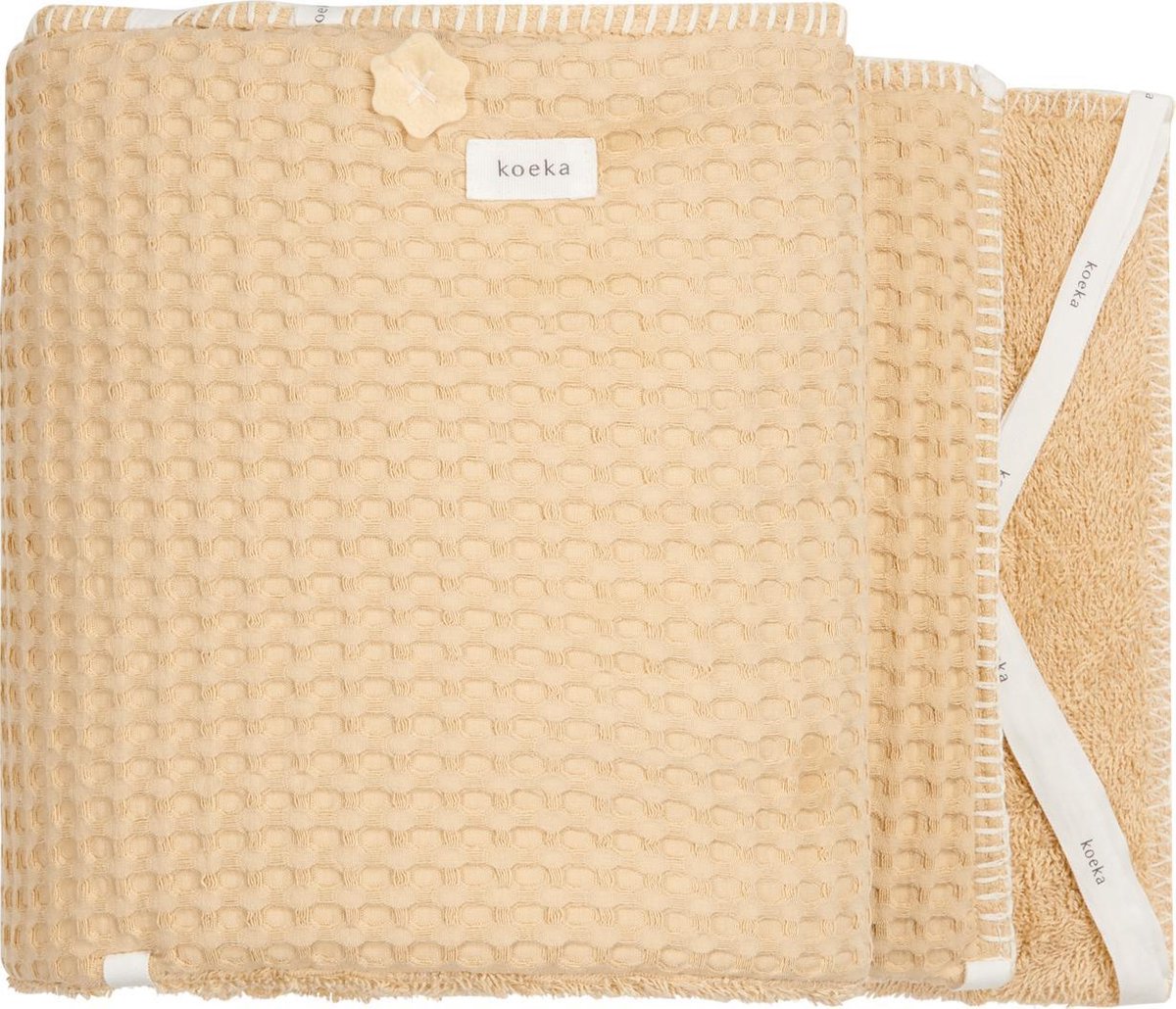 Koeka Bedbumper / parkomranding wafel Amsterdam - sahara 180x30cm