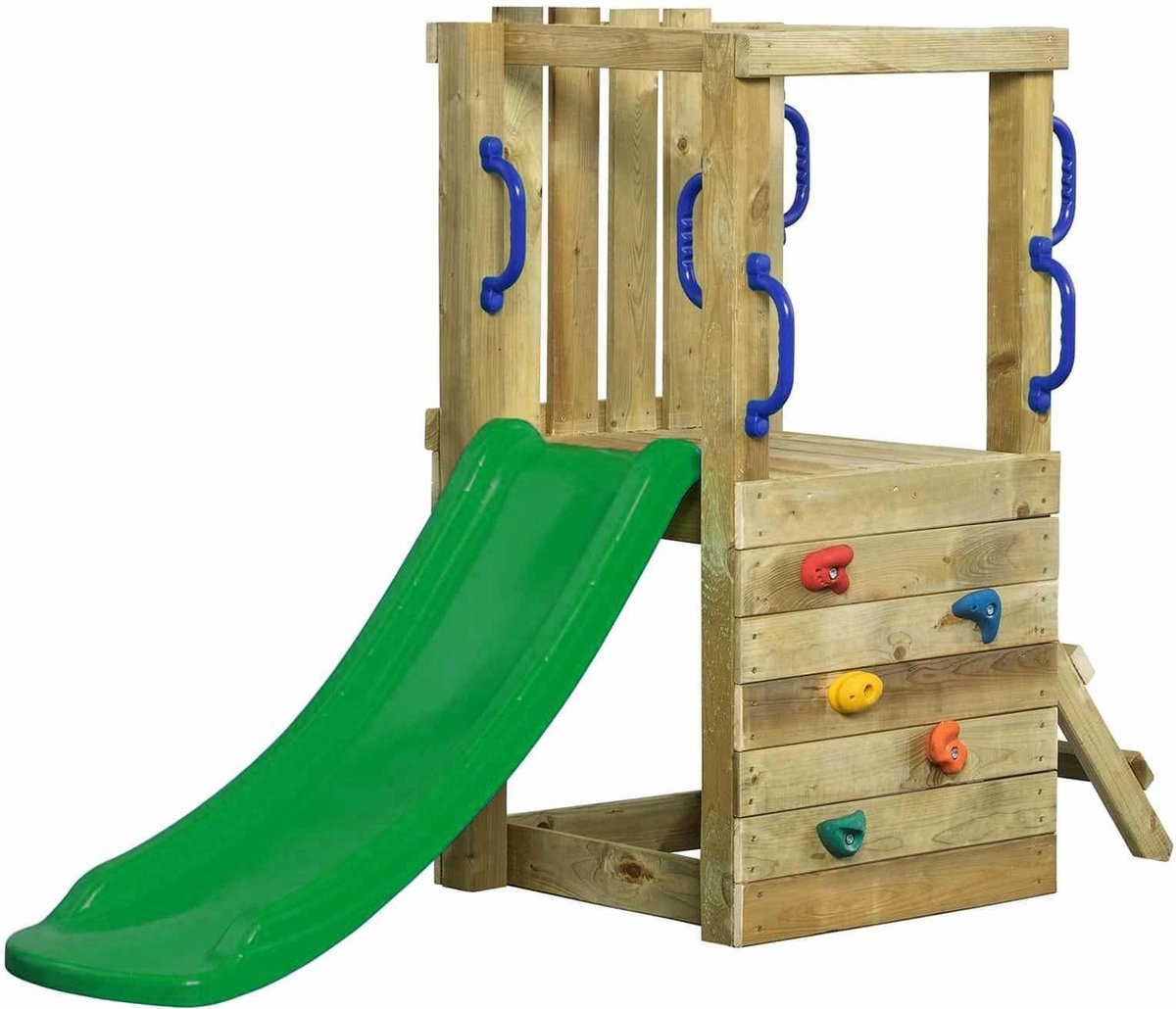 SwingKing Speeltoestel Irma Small + glijbaan Groen    - 190x66x125cm
