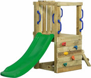 SwingKing Speeltoestel Irma Small + glijbaan Groen    - 190x66x125cm