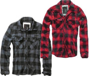 Urban Classics Overhemd -2XL- Check Zwart/Grijs