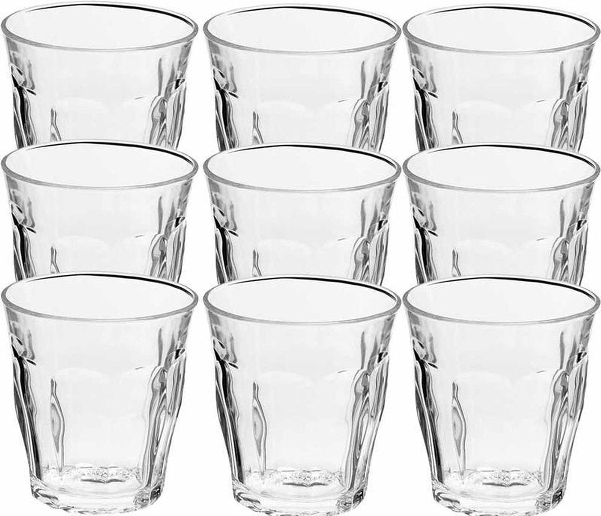 12x koffie/espresso glazen Picardie transparant 160 ml - Whiskey glazen  van glas 160 ml