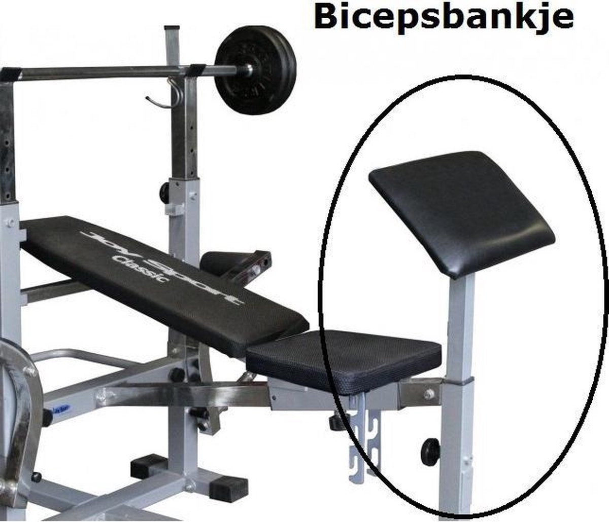 Bicepsbankje (accessoire voor de Joy Sport Classic)