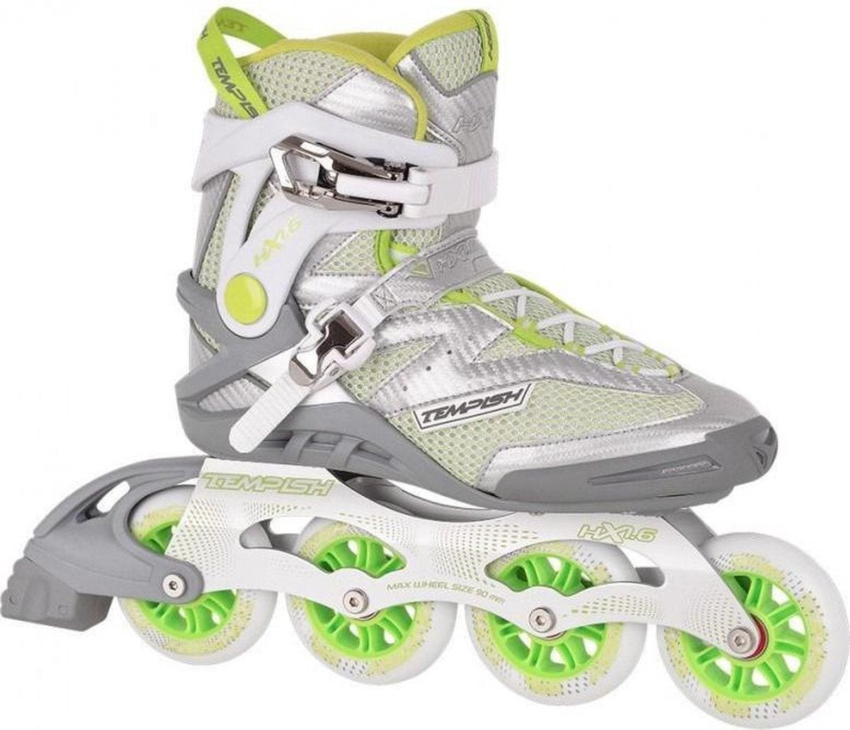 Skate - Tempish - HX 1.6 lady 90 silver-lime - dames - maat 38