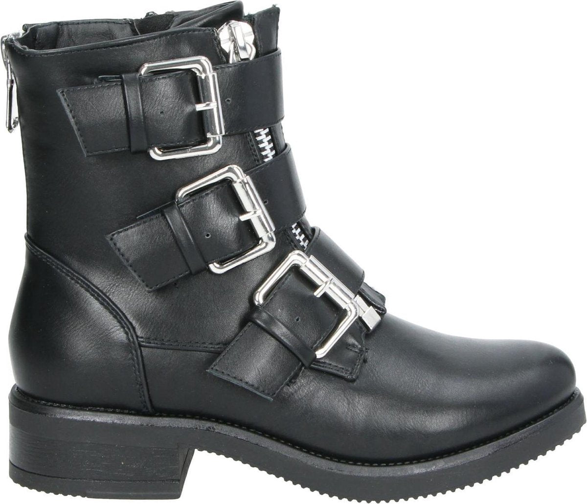 Dolcis dames bikerboot - Zwart - Maat 41