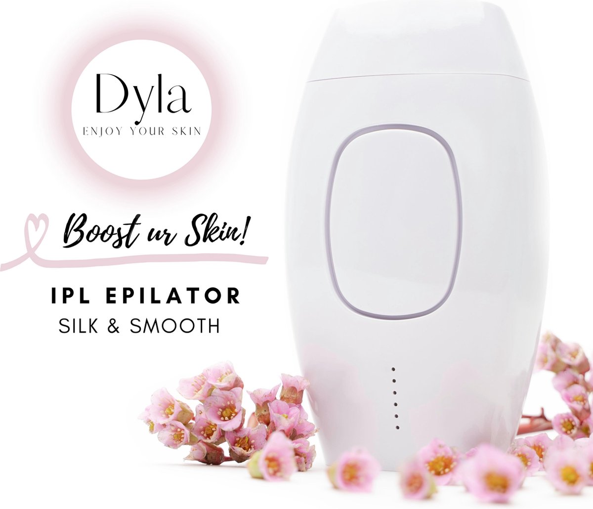 Dyla IPL Ontharingsapparaat Hair Removal - Pijnloze Haar Verwijderaar - Lichtontharing - 600.000 flitsen
