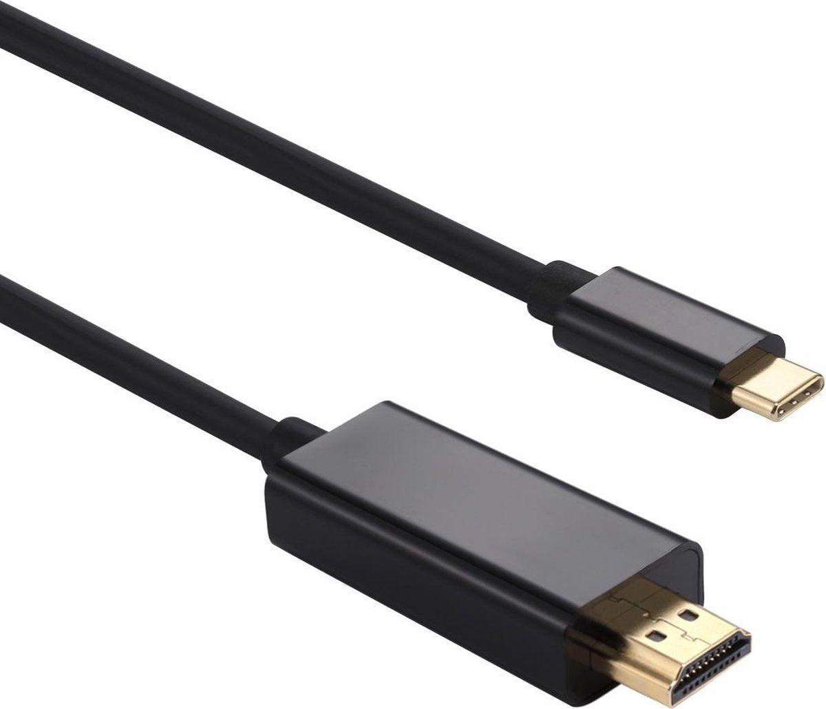 Mobigear HDMI Male to USB-C Male Kabel Zwart - 1.8 Meter