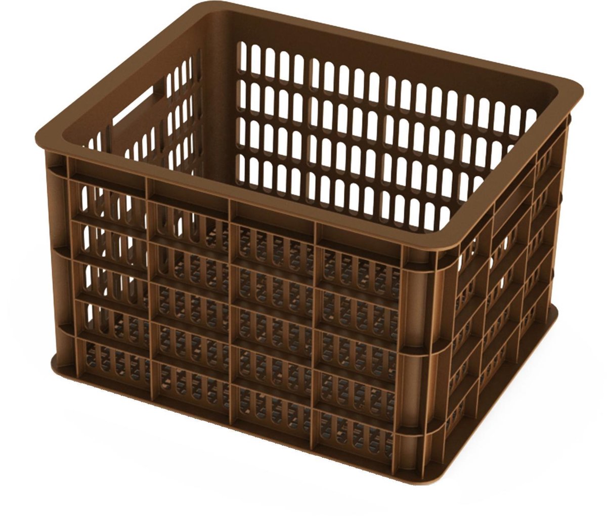 Basil Crate Fietskrat M - Small - Bruin - 33 Liter