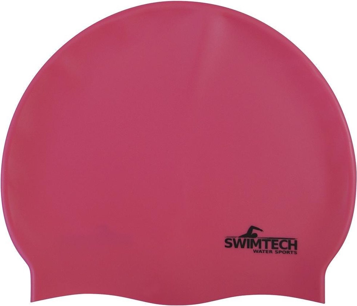 Swimtech Badmuts Siliconen One-size Roze