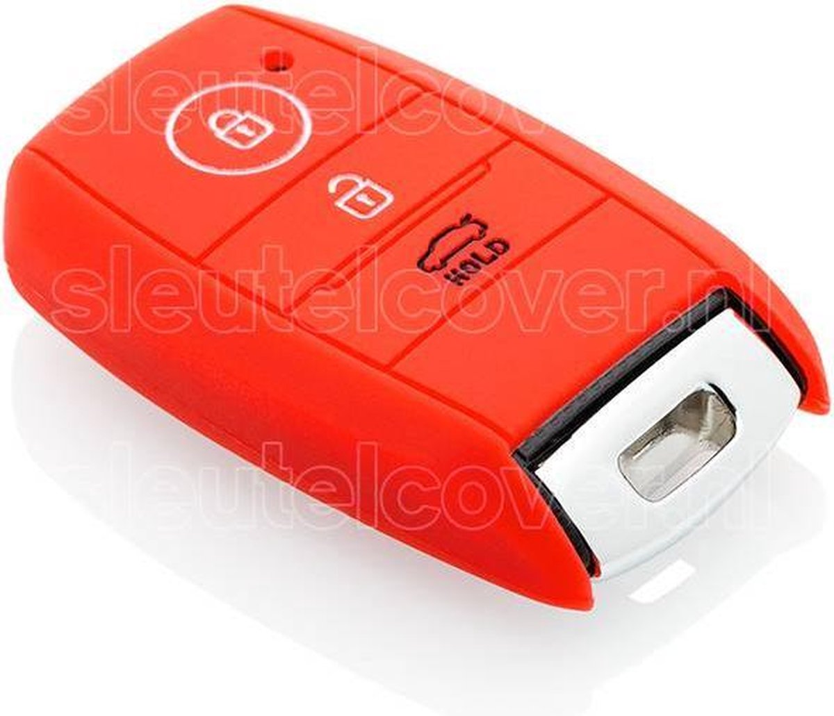 Kia SleutelCover - Rood / Silicone sleutelhoesje / beschermhoesje autosleutel