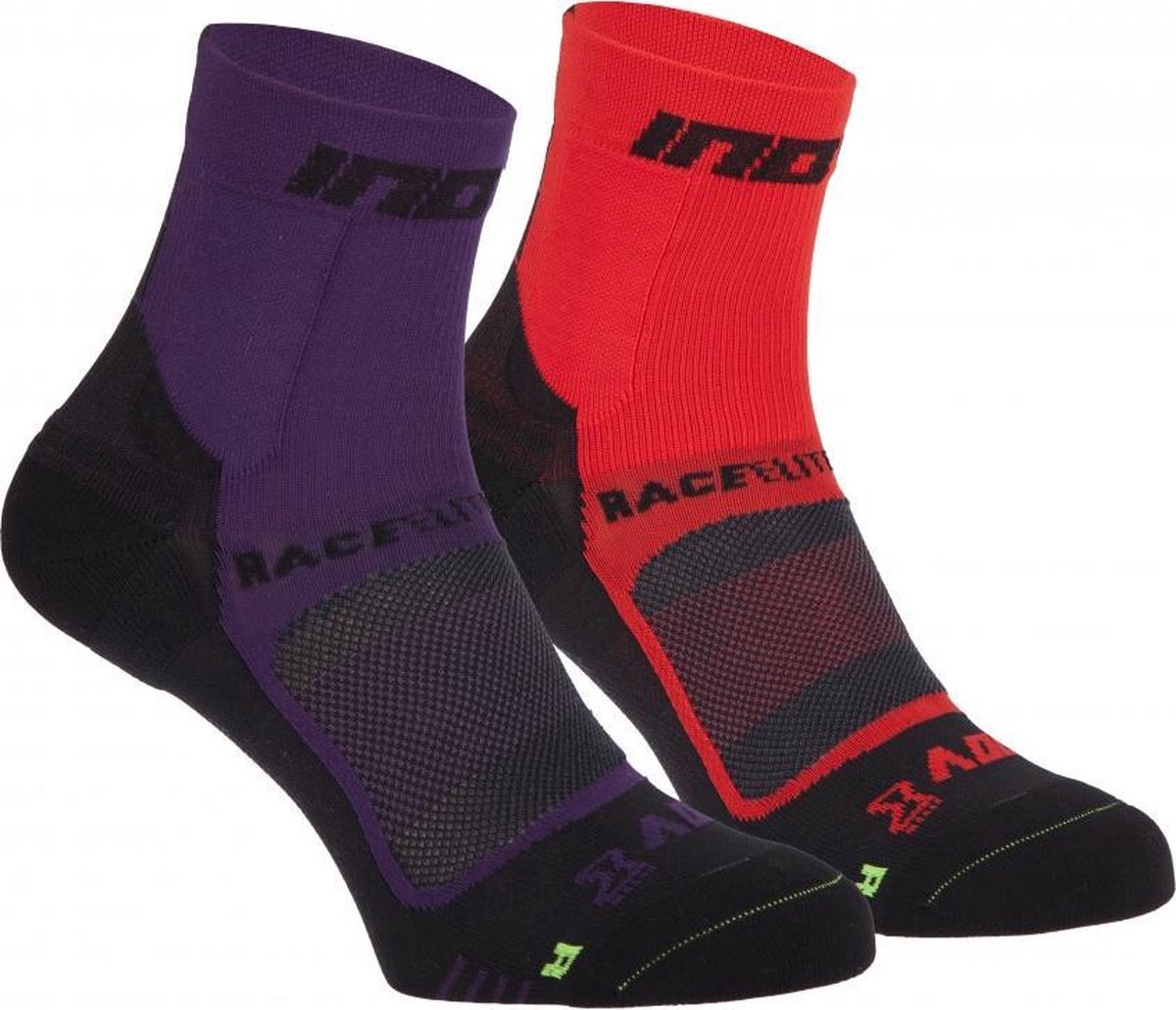 Inov-8 Race Elite Pro Sokken Paars/Zwart/Rood