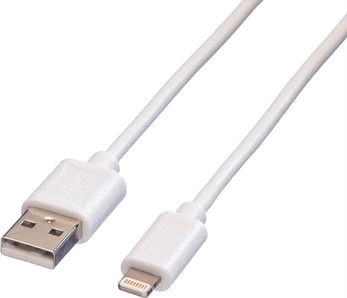 ROLINE USB 0.15 m 0.15m USB A Lightning Wit mobiele telefoonkabel