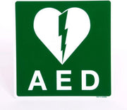 AED Sticker Vinyl - ILCOR - 20 x 20 cm