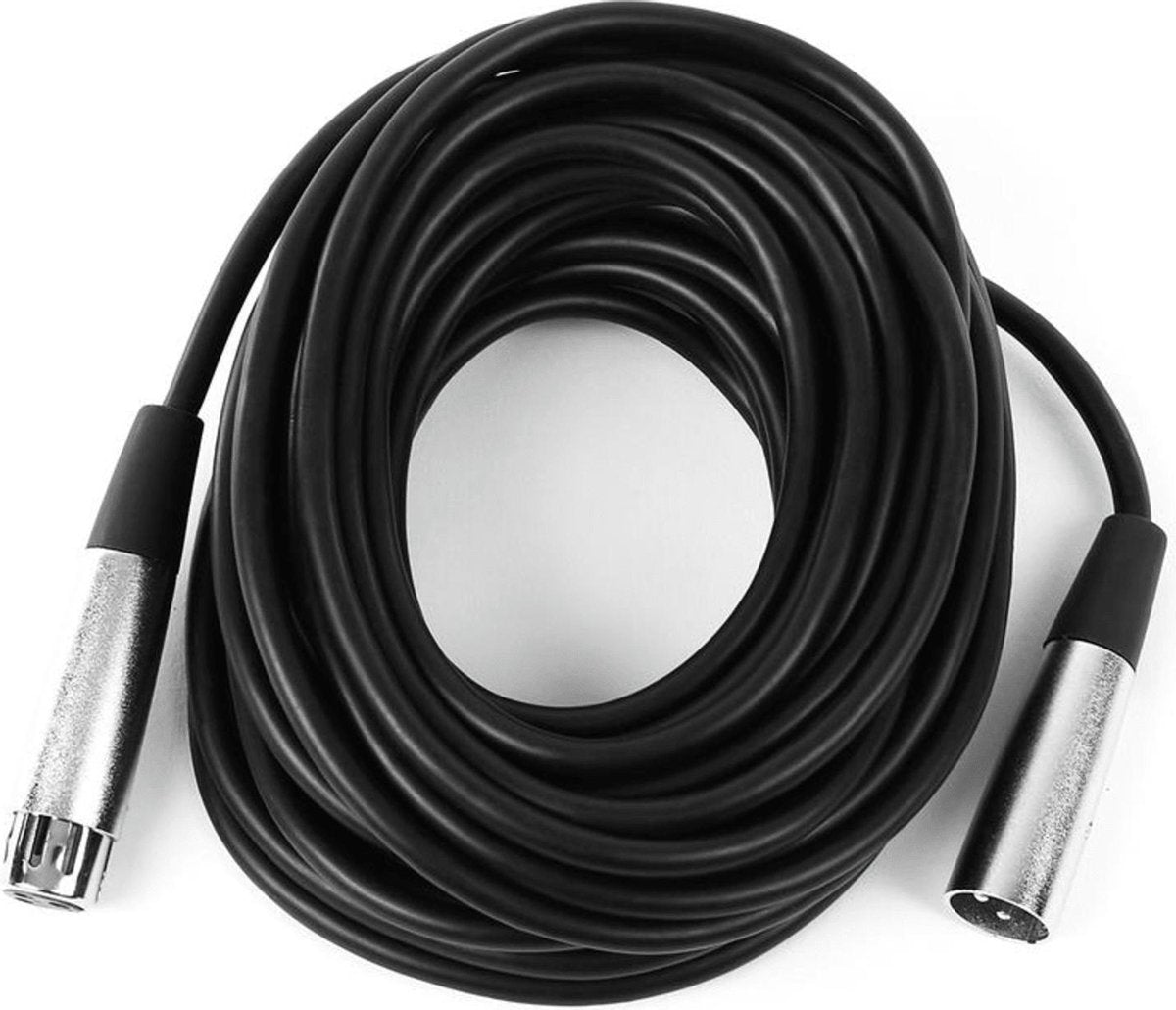 FrontStage XLR-kabel 10m mannelijk naar vrouwelijk met hoogwaardige aansluitingen