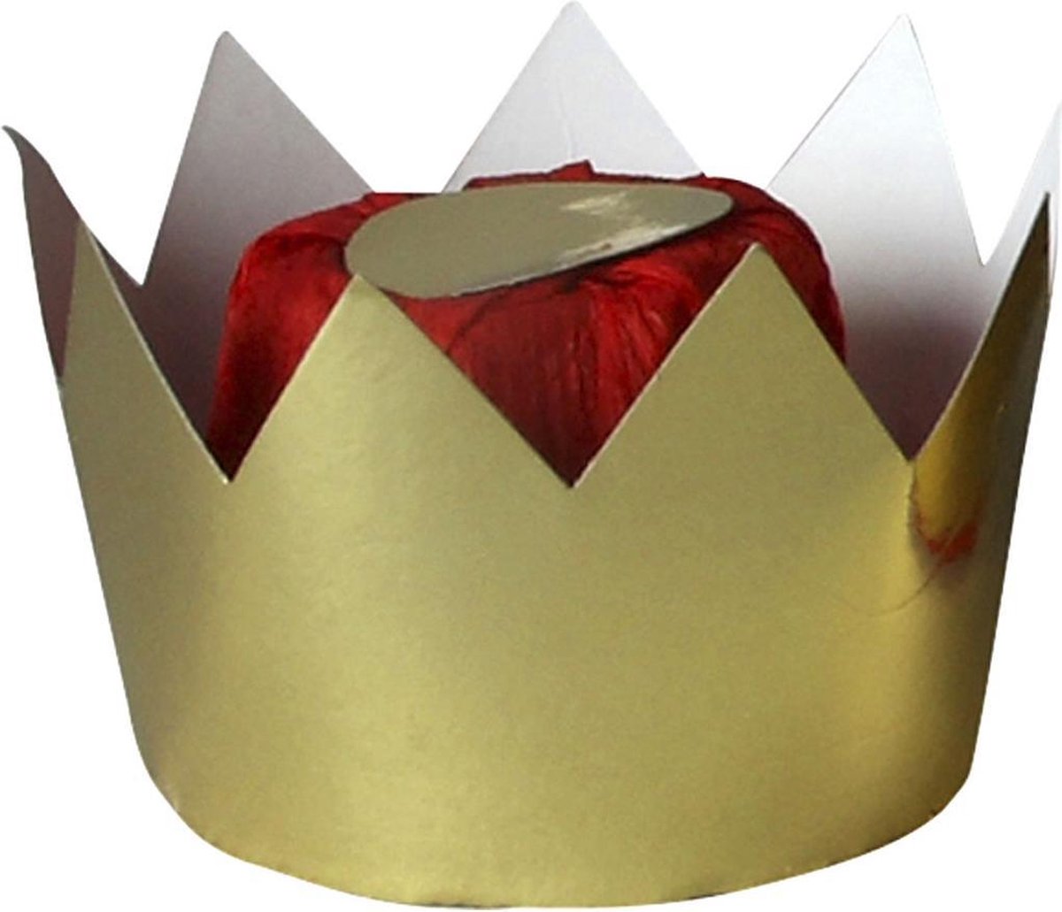 Creative Kroon Queen's Crown 7 X 19 Cm Karton Goud Per Stuk