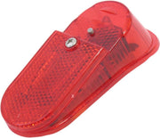 Gazelle achterlicht Led XBA ovaal aan/auto/uit batterij - Fietsverlichting