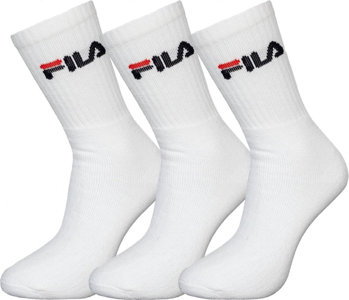 Fila - 6-pack Sokken - Wit - Maat 43-46