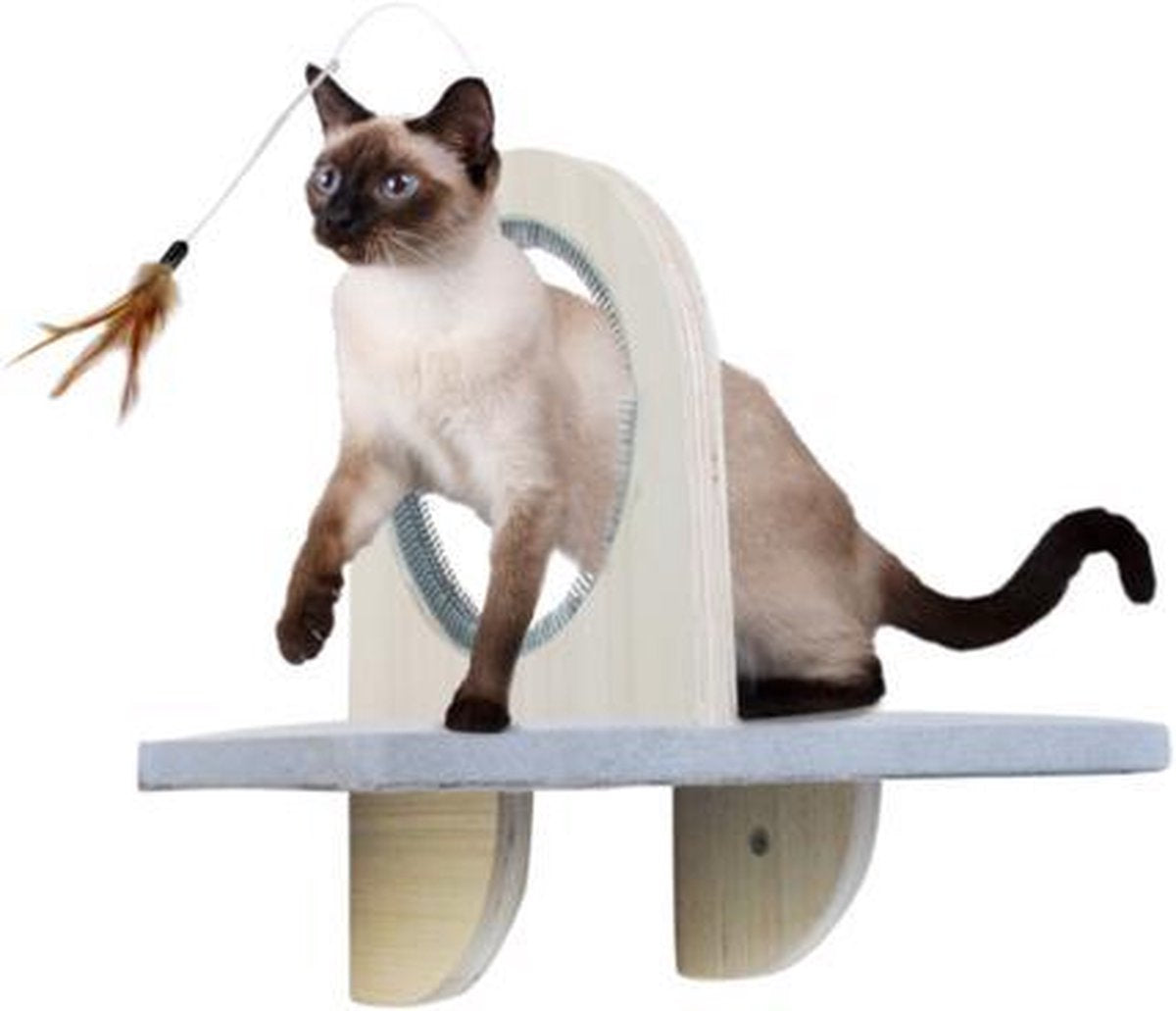 AFP - Skywalk - Kattenmeubel - Fraai uiterlijk - Muurbevestiging - L 40 x B 26 x H 45 cm