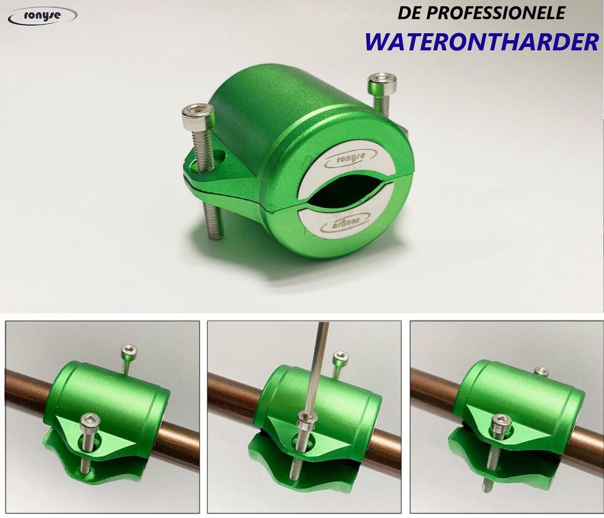 Aanbieding! Magnetische Waterontharder - Professionele  Waterontharder magneet - Waterontkalker waterleiding - Groen - Anti Kalk