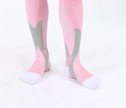 Compressiekousen (paar) | Bracefox™ - S/M - schoenmaat 35-40 - Roze