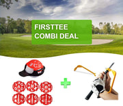 Firsttee - COMBI DEAL  - AANBIEDING - Balmarker 6 in 1 & Swing Guide - Golfballen - Golf accessoires - Golftrainingsmateriaal - Cadeau - Sport - Training - Golfset - Balmarker - Marker - Golfswing