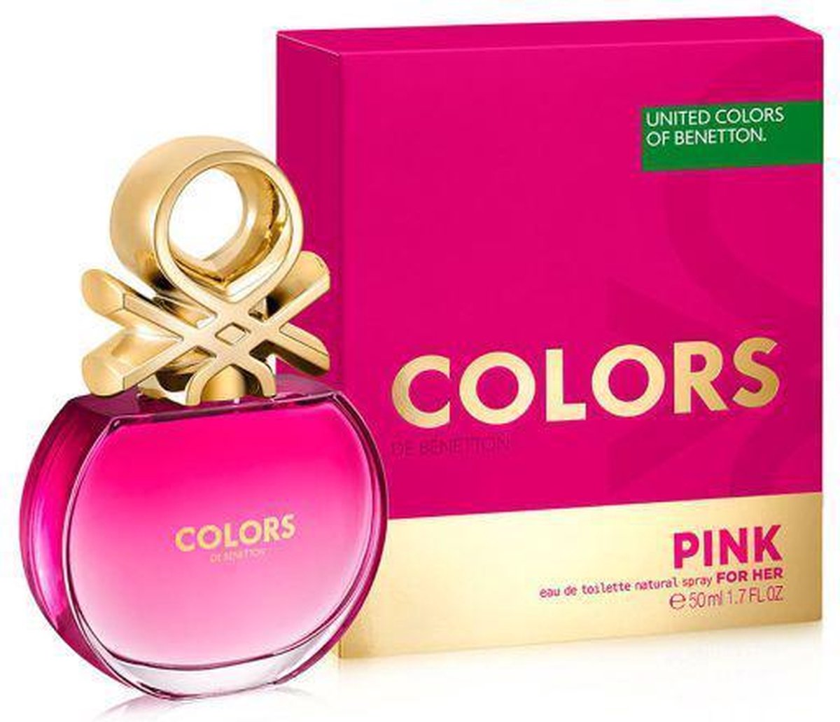Benetton Colors Pink Edt Vapo 50 Ml