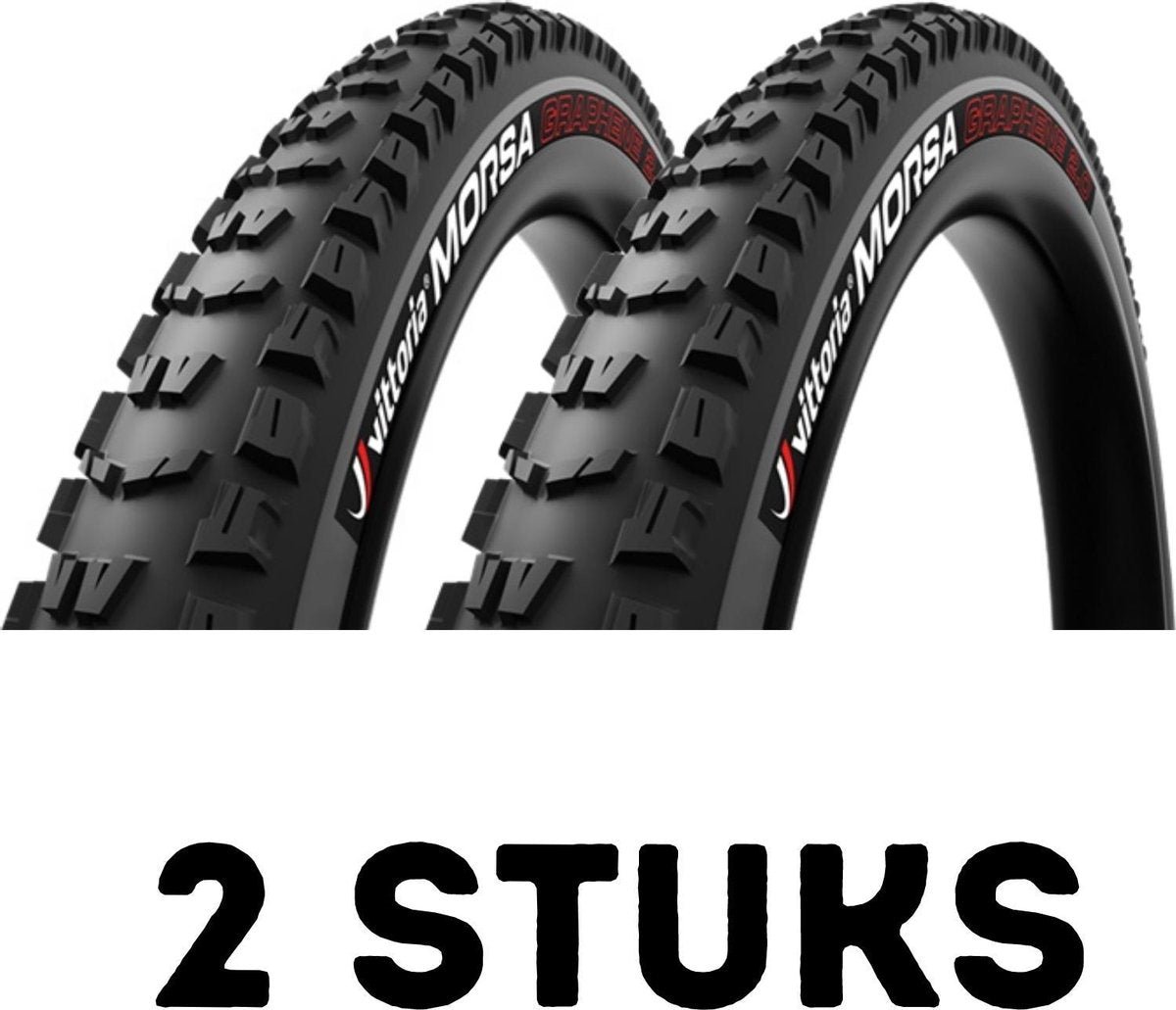 Fietsband - Buitenband - Set van 2 - Morsa TNT G+ 29 inch (58-622) zwart/bruin