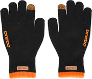 Brabo - BC7013 Wintergloves Swipe Bk/Or (per 10) - Black/Orange - Unisex - Maat Junior