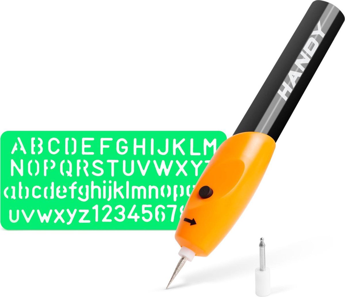 HANDY - Draadloze Graveerpen / Graveermachine / Graveerset op Batterijen (inclusief)