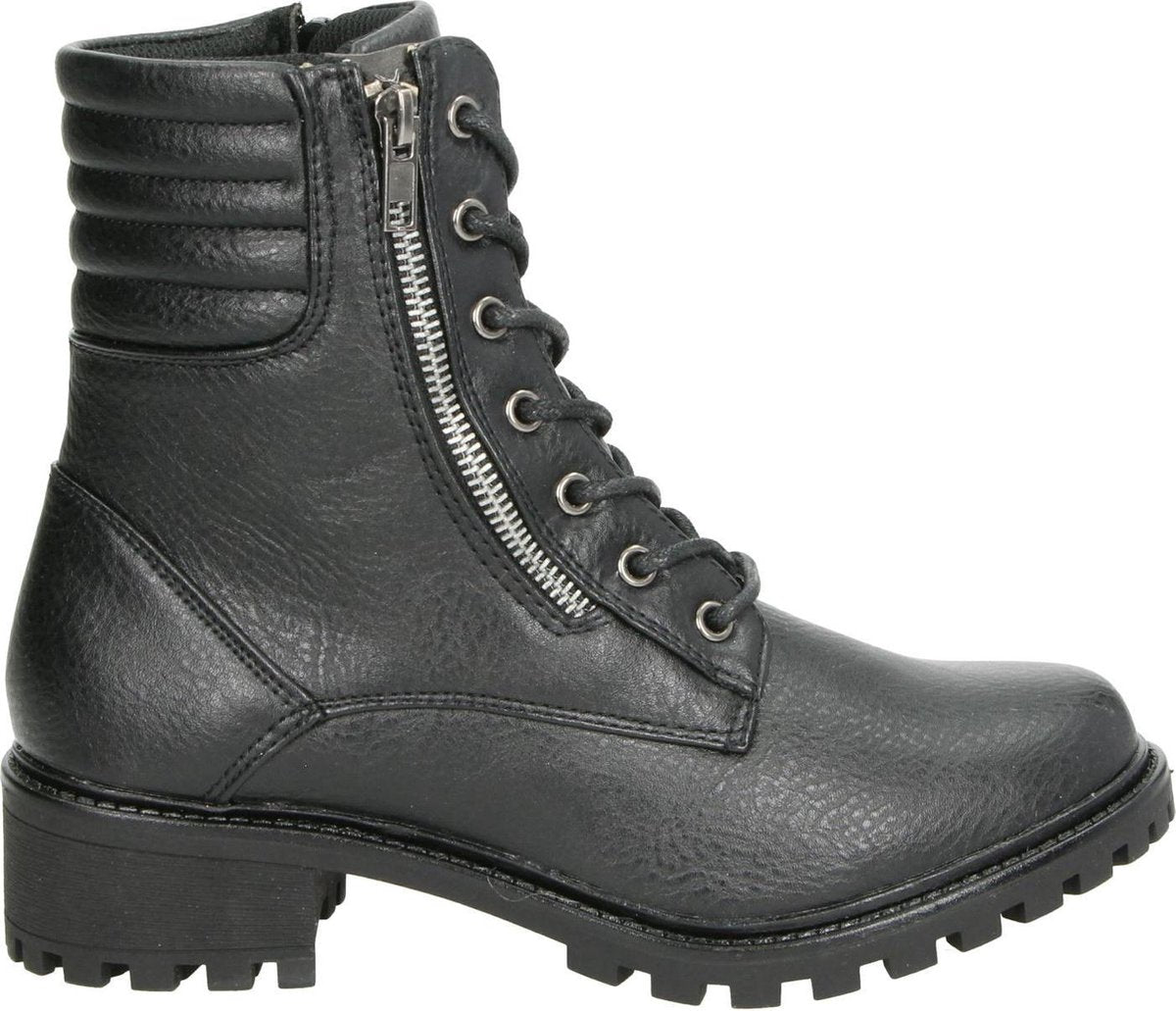 Dolcis dames veterboot - Zwart - Maat 41