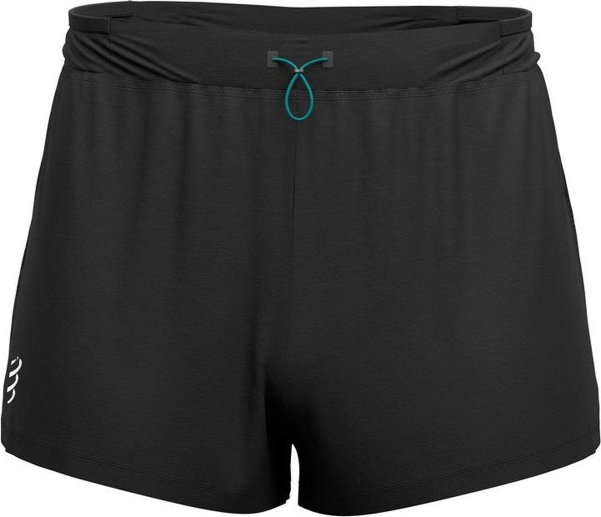 Compressport Racing Split Short Heren - zwart - maat XL
