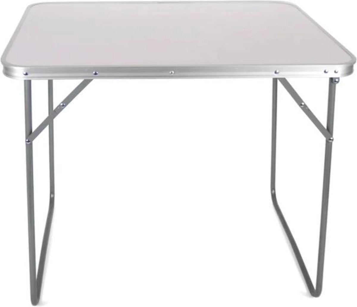 Campingtafel - opvouwbaar - Inklapbaar - Lichtgewicht - Wit - Camping - Industrieel - L&B Luxurys