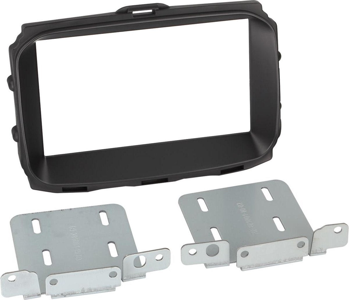2-DIN Paneel Alfa Romeo Giulietta 2010-> Kleur: Zwart