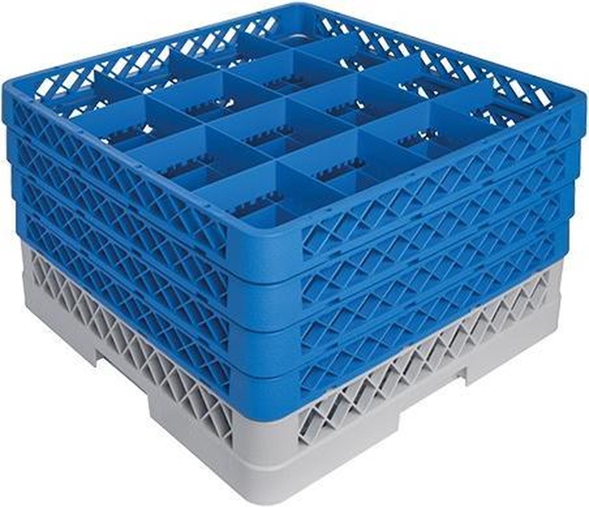 CaterRacks voetglazenkorf CR-16 m/opzet (4x CR-16)